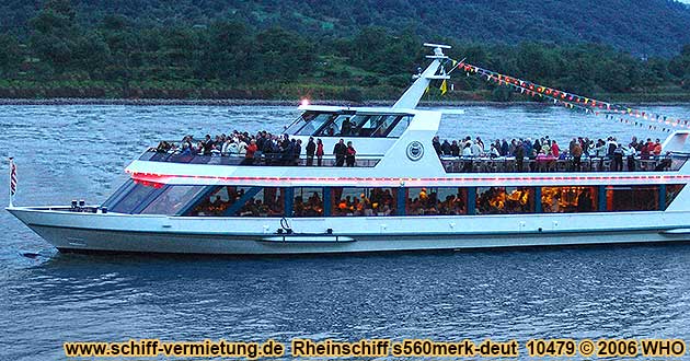 Schiff Charterschiffe Charterfahrt Chartern Rhein