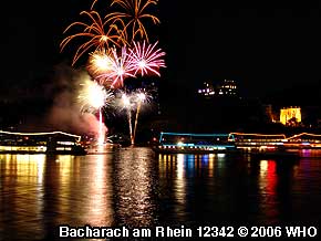 Mittelrhein-Lichter-Feuerwerk in Bacharach am Rhein