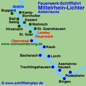 Rhein-Schiffstouren Mittelrhein-Lichter, Schwimmendes Federweienfest und Goldener Weinherbst